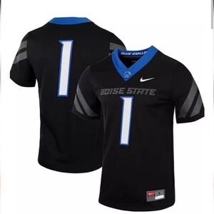 Nike Men's #1 Boise State Broncos Untouchable Football Jersey Large Style#P31811